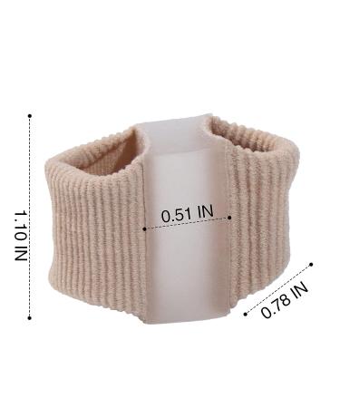 JULAR 4 PCS Gel Bunion Corrector Toe Separators for Men and Women | Breathable Fabric, Overlapping Toes Relief | Bunion Corrector with 2 Loops - Buy Online on GoSupps.com