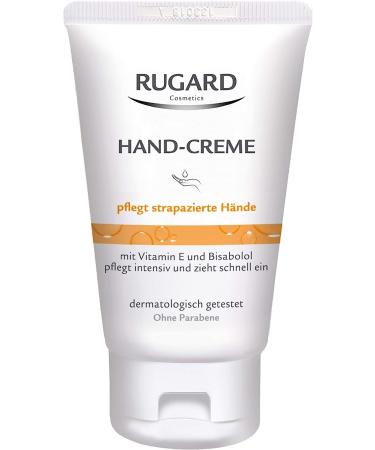 RUGARD Hand Cream: Quickly absorbed with vitamin E bisabolol and shea butter cares for stressed hands 50ml