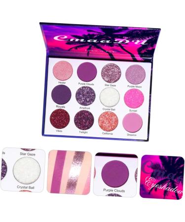 Healeved 3 Boxes Eyeshadow Palette Cosmetic Accessory Makeup Pallet Glitter Eye Shadow Plastic Colorful 1 count (Pack of 1) Colorfulx3pcs - Buy Online on GoSupps.com