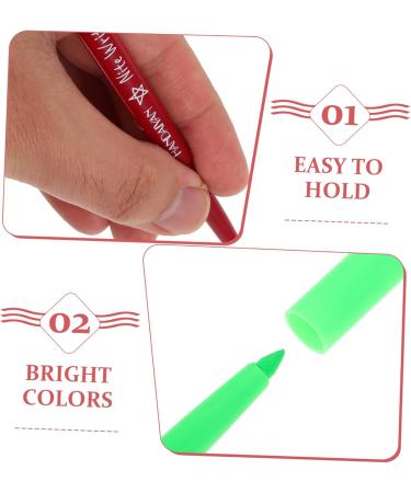 FOMIYES 5pcs Halloween Paint Pen Eyeliner Pencil Eye Liner Make up Highlighter Fluorescence Liner Plastic 12.00X0.80X0.80CM Assorted Color - Buy Online on GoSupps.com