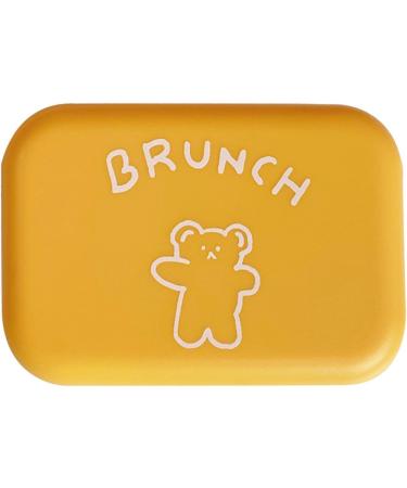 Cute Bear Pattern Contact Lens Travel Case - Dual Compartment Portable Jewelry Organizer for Travel - Buy Online on GoSupps.com