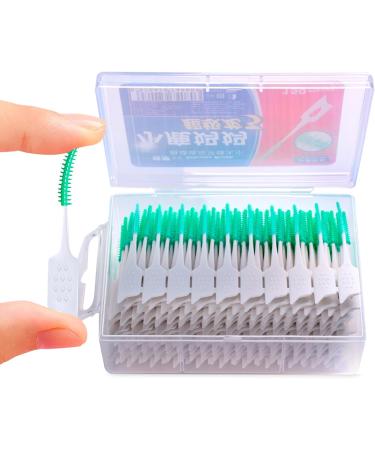 Coniya 150 Pieces Soft Silicone Toothpicks - Dental Floss & Interdental Brushes for Optimal Oral Care - International Shipping Available - Buy Online on GoSupps.com