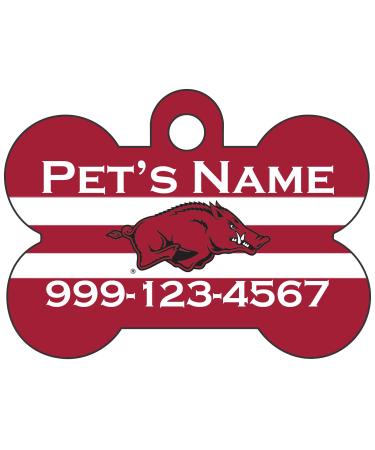 Arkansas Razorbacks Pet Id Dog Tag | Officially Licensed | Personalized for Your Pet