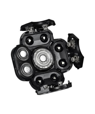 SenhE Electric Shaver Replacement Heads 9head Handle Shavers Replacement Heads DoubleRing Extreme Speed Shaver Replacement Heads Universal For Wet And Dry Bald