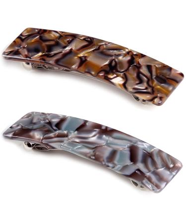 2 Piece Hair Clip Women Large Set Patent Clip Large Automatic Hair Clips Women For Thick Thin Long Hair Onyx South Sea - Buy Online on GoSupps.com