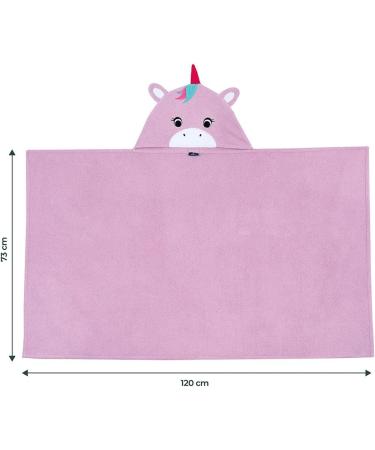 Chicco Unicorn Cotton Bathrobe & Bath Towel for Girls - Cute Hooded Pink Design One Size - Buy Online on GoSupps.com