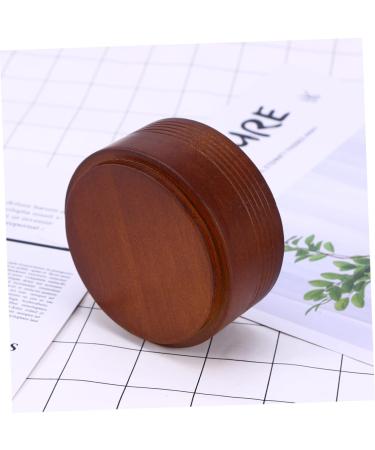 Frcolor Large Wooden Soap Bowl for Shaving | Premium Barber Soap Shell | Travel-Friendly Bamboo Shaving Tool for Men - Buy Online on GoSupps.com