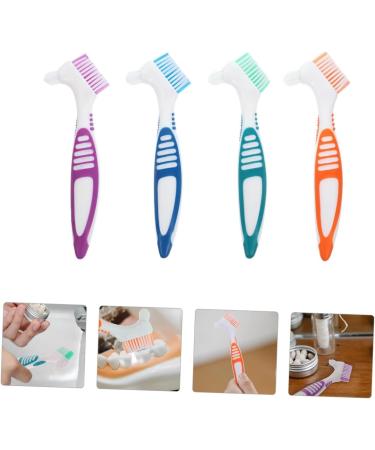 FRCOLOR 8 STK Toothbrush Denture Cleaning Brush | Effective Denture Cleaner Tools with Nylon Bristles for Proverean Care - Buy Online on GoSupps.com