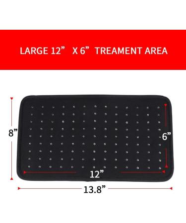 DGYAO Red & Infrared Light Therapy Belt - Pain Relief Wrap with Timer for Back, Shoulders, Joints - Muscle Pain Relief Device (8 Piece Set) - Buy Online on GoSupps.com
