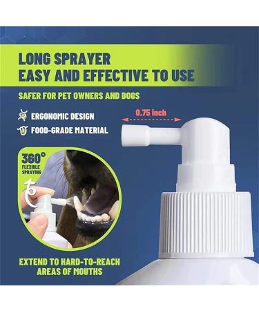 Pet Clean Teeth Spray Petry Teeth Cleaning Spray for Dogs & Cats Natural Breath Freshener For Dogs Cats Pet Oral Care Spray Targets TartarPlaque (2Pcs) - Buy Online on GoSupps.com