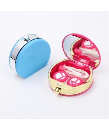 Infeksiya Black Contact Lens Cover & Travel Case - Portable Plastic Storage & Soak Box Holder - Buy Online on GoSupps.com