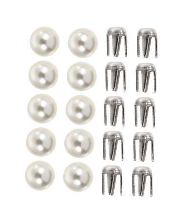 LALAFINA 150 Sets Handmade Fashion Mini Imitation Embellishment Rivet Clasps Round of Accessories Buttons