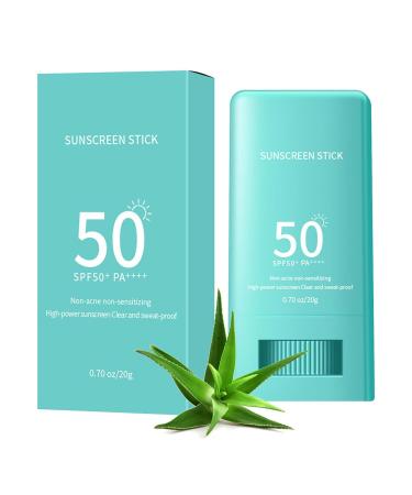 Sunscreen Stick Spf 50 Face Moisturiser - Ultraviole-t Protection Centella Sunscreen Spf 50 Face - Moisturising Sun Cream Waterproof Sweatproof - Fres-h Not Sticky Sunscreen Stick - Before Makeup 20g
