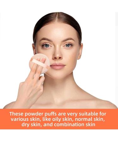 Cube Toy Fidget Toy 6 Pieces Powder Puffs Cotton Makeup Puffs for Loose Powder Mineral Powder Cosmetic Foundation - 2.36 inch/ 6 cm Soft Round Powder Puffs Makeup Face Sponges for Face and Body - Buy Online on GoSupps.com