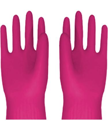 GIFZES Cleaning Gloves Full Hand Protection Gloves Waterproof Non-slip Dishwashing Gloves Heat-insulated Kitchen Cleaning Tool Pink L - Buy Online on GoSupps.com
