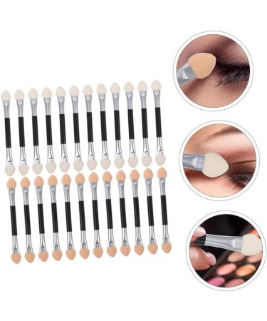 Baluue 24pcs Plastic Eyeshadow Makeup Sticks Double Ended Makeup Brush Aluminum Eyeshadow Brush - Buy Online on GoSupps.com