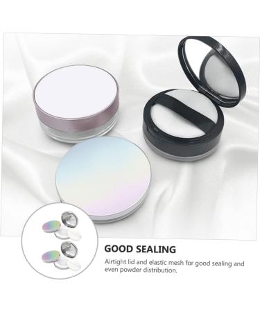VINTORKY 2pcs Box Powder Box Cake Boxes Cushion Compact Empty Plastic Loose Powder Cases Ultra Thin Clamshell - Buy Online on GoSupps.com