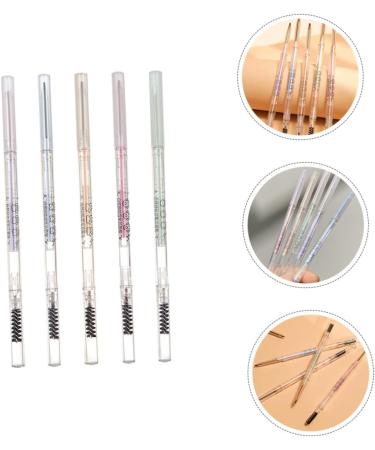 GALPADA 5 pi ces Crayon Sourcils Fin Double-embout tanche et Anti-sueur Couleurs Naturelles pour Maquillage Pr cis et Portable Adapt Tous Types de Peaux - Buy Online on GoSupps.com