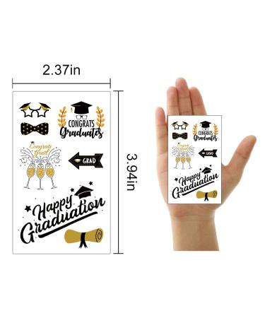 Preschool Graduation Temporary Tattoo Stickers - Graduation Party Decorations 2022 - Buy Online on GoSupps.com