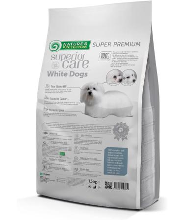 Nature's Protection Hypoallergenic Grain-Free Dog Food - 1.5kg White Fish for Small & Mini Breeds - Superior Care - Buy Online on GoSupps.com