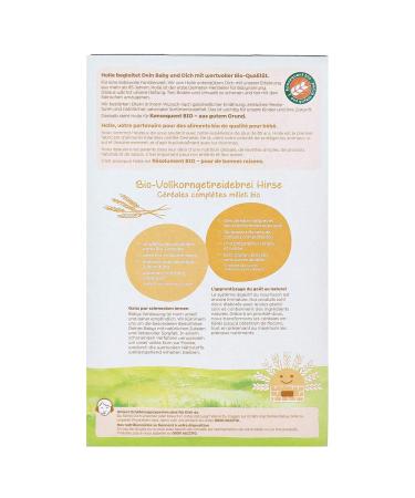 Holle Bio Millet 250g - Organic Gluten-Free Grain for Healthy Eating | International Shipping Available - Buy Online on GoSupps.com