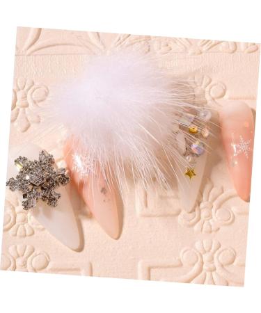 FRCOLOR Set of 6 Hair Balls Accessories for Nails Mini Pom Balls Shoes Pompom Balls Nail Art Set Artificial Nails Set Nail Jewellery Key Ring Craft Manicure Supply Cosmetic Accessories - Buy Online on GoSupps.com