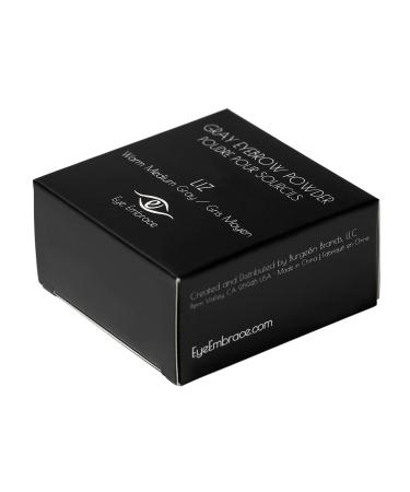 Eye Embrace Liz Medium Gray Eyebrow Powder - Waterproof Root Cover-Up | Cruelty-Free - Buy Online on GoSupps.com