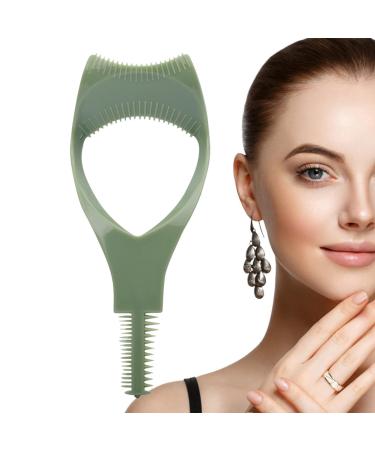 Mascara Applicator Tool - Eyelash Separator Tool Lash Applicator Makeup Tools For Home Salon Travel School Lash Shield For Daily Dates Parties Green