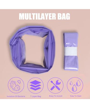 Youjia 9 Pieces 4.5m Universal Refill Film for Diaper Pail Bags Odor Protection & Smell Control | International Shipping - Buy Online on GoSupps.com