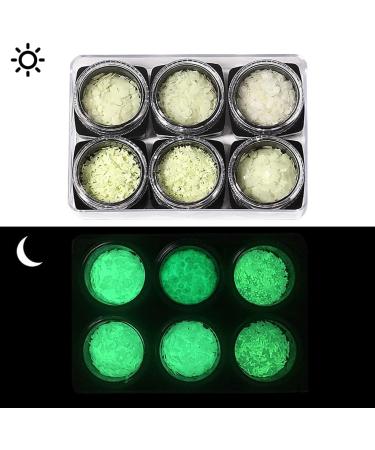 OKwife Aurora White Sequins Nail Art Glitter Powder - Mermaid Dust & Small Flakes for DIY Nail Decorations - Buy Online on GoSupps.com