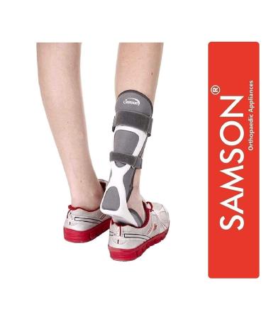 Ankle Foot Drop Splint Support | Lightweight Orthotics for Stroke MS & Hemiplegia - Men & Women - Improve Walking Ease (Left - Buy Online on GoSupps.com