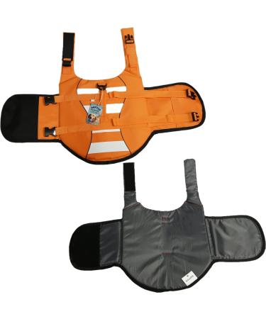 Wallpage Dog Swimming Vest - Adjustable Life Jacket for Small to Large Dogs (XS Orange) - Safe & Comfortable Bathing Suit - Buy Online on GoSupps.com