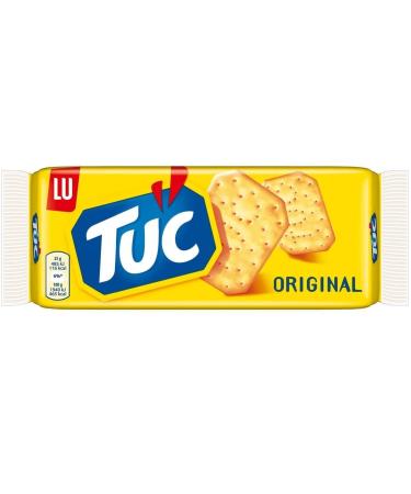 12x TUC Biscuits Salted Crackers Classic 100g pack (12x100g) 1200 gr wheat 1.2 kg (1 pack)