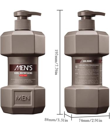 Shower gel for men refreshing with longlasting fragrance 500 ml shower gel for longlasting freshness and 12 hours of refreshment cologne scent shower gel - Buy Online on GoSupps.com