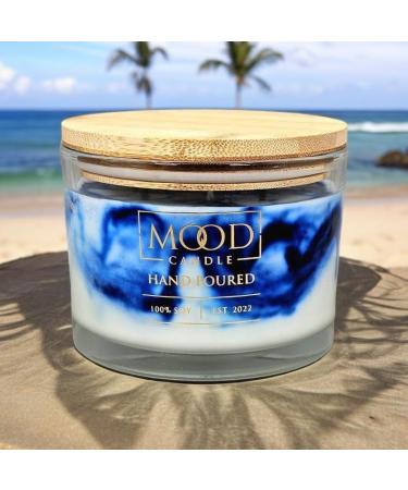 Buy Pacific Paradise 3-Wick Soy Wax Candle - 16 oz Long Burn Time | Mood Candle for a Relaxing Atmosphere - Buy Online on GoSupps.com