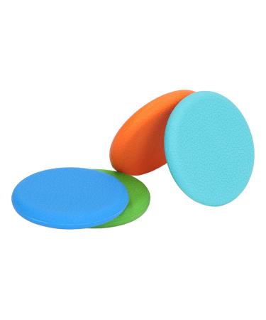 4PC Infant Tooth Toys - Soothing Silicone Chewing Rings for Gums | Sensory Caustle Bright Colors - Baby Teething Relief - Buy Online on GoSupps.com