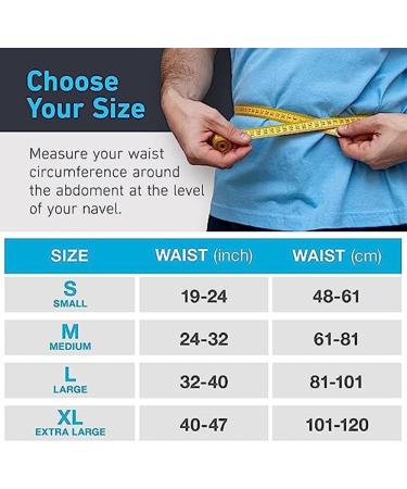 Back Pain Relief Belt for Men & Women - S-XL Massage Shaper and Decompression Support for Lower Lumbar Spine - Buy Online on GoSupps.com