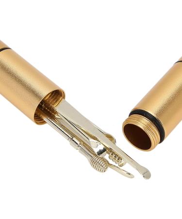 Stainless Steel Earwax Removal Kit with Storage Box - Rose Gold/Golden - Buy Online on GoSupps.com