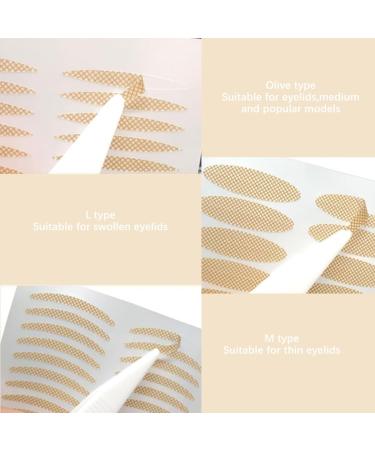 Eyelid Tape Slip-On Eyelid Stripes 1200 Pieces Slip-On Eyelid Tapes Eyelid Stripes Double-Sided Eyelid Tapes Eyelid Lifting Stripes Invisible Eyelid Lifting Stripes with Fork Rods Tweezers - Buy Online on GoSupps.com