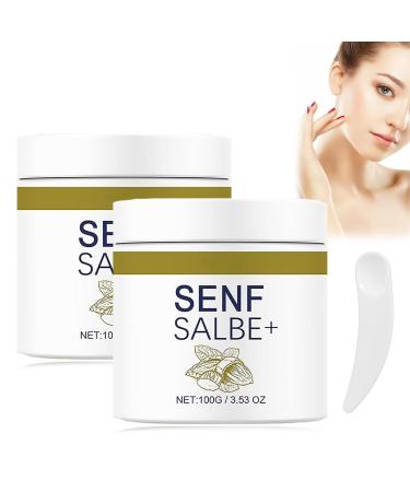 Laralily Mustard Ointment Against Cellulite - Active Mustard Ointment - Against Cellulite - Can be used for massage - Suitable for thighs, arms, stomach and buttocks