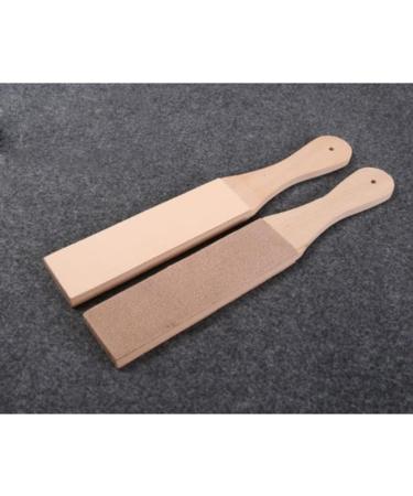 Angoily Leather Strap Razor Sharpener Whetstone - Premium Wooden Sharpening Board for Straight Razors | International Shipping Available - Buy Online on GoSupps.com