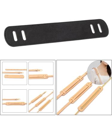 Generic Leather Shoulder Strap with Handle PU Leather Bag Strap Pad for Laptop Case black S - Buy Online on GoSupps.com