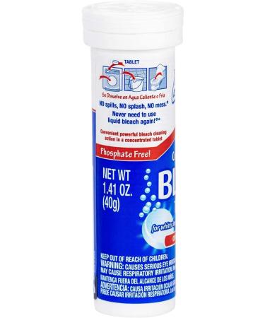 Evolve Concentrated Bleach Tablet 8 ct - Travel Size Original Scent - Buy Online on GoSupps.com