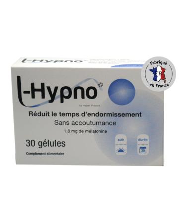 L-Hypno - Natural Sleep Supplement with Lactium 150mg and Melatonin 1.8mg - Improves Sleep and Reduces Jet Lag