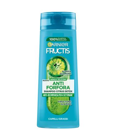 Garnier Garnier Fructis Anti-Dandruff Shampoo For Oily Hair Purifying Action With Piroctone Olamina Citrus Detox 250 ml