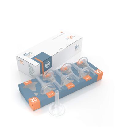 Ugo Sheath (x28) - 1 Month Supply of External Male Urinary Incontinence Catheter Condoms - Self Adhesive and Latex Free (Style: Standard/Diameter: 25mm) Style: Standard / Diameter: 25mm