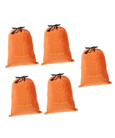 MAGICLULU 5pcs Hair Dryer Storage Bag Drawstring Bag Cosmetic Bag Portable Hair Dryer Tote Travel Bag for Women Outdoor Tools Travel Hair Dryer Anti-Scratch Bag Bags Travel Accessories Suede