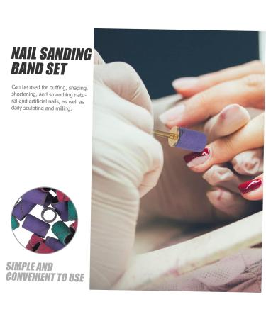 Beavorty 9 boxes grinding head drill gel polish remover nail drill nail beauty accessories drill sanding bands Abrasive belt nail tape sandpaper roll toe nail polisher set supplies - Buy Online on GoSupps.com