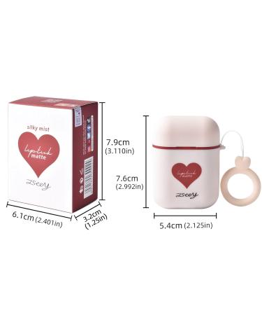 ICE LOVE Silky Mist Matte Lipstick Set - Long Wear Waterproof Velvet Lipstick & Lip Gloss for Women (2pcs) - Non-Stick Cup Makeup - Buy Online on GoSupps.com