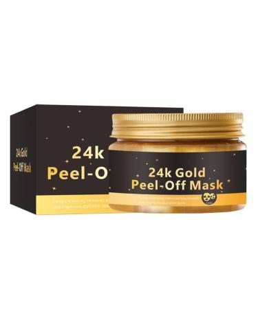 Ceprznvey Peeling Face Cover Gold Foil Face Covering Deep Hydration Facial Moisture Gentle Effective Clearing & Hydrating Facial Cover for oil damaged and rough skin